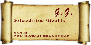 Goldschmied Gizella névjegykártya